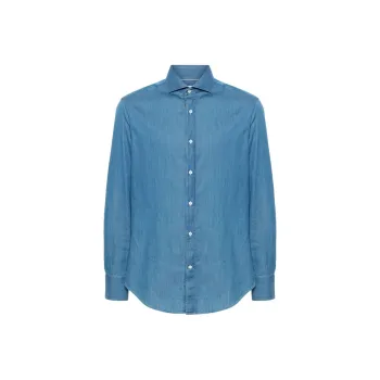 Brunello Cucinelli Buttoned Long Sleeved Shirt
