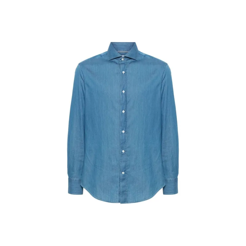 Brunello Cucinelli Buttoned Long Sleeved Shirt-0