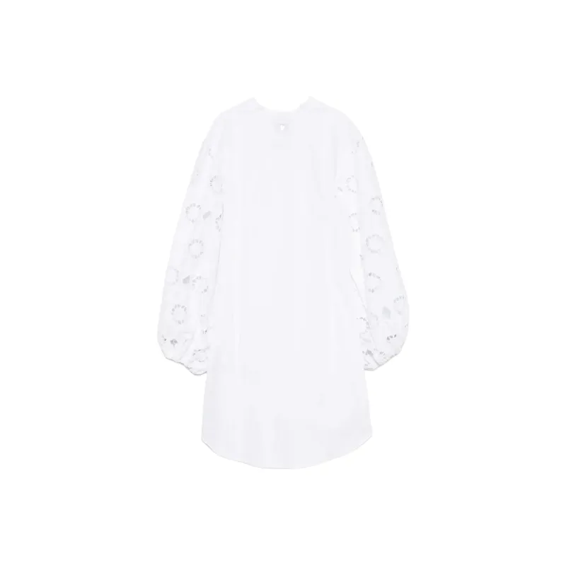 Dondup Broderie anglaise Mini Dress-1