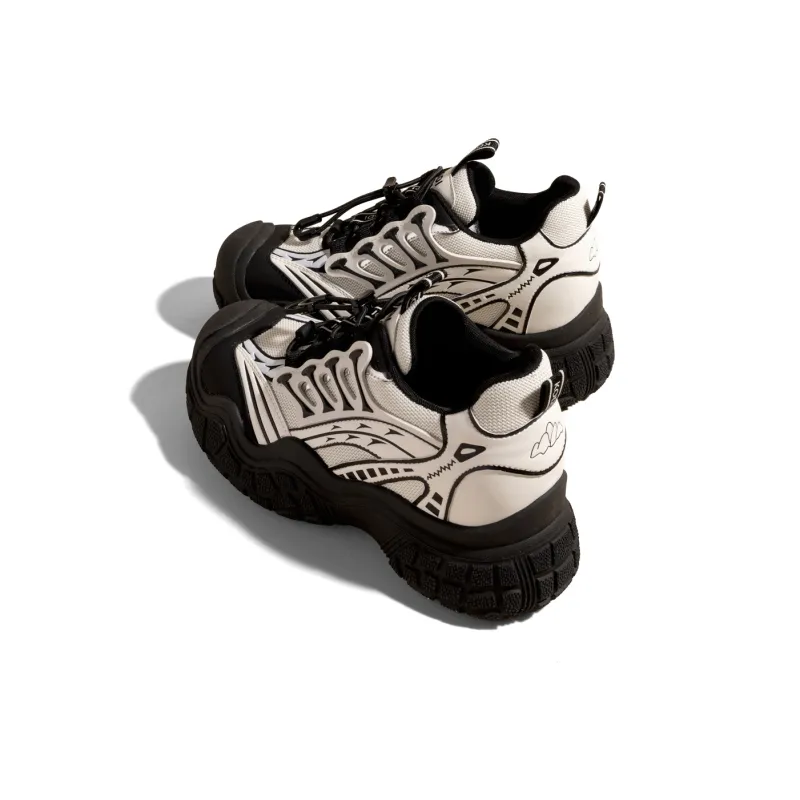 KODI Slip Resistant, Abrasion Resistant, Breathable Low Top Chunky Sneakers Women's-3