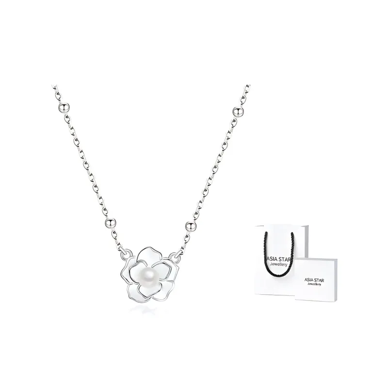 Asia Star S925 Silver Necklaces Women's-1