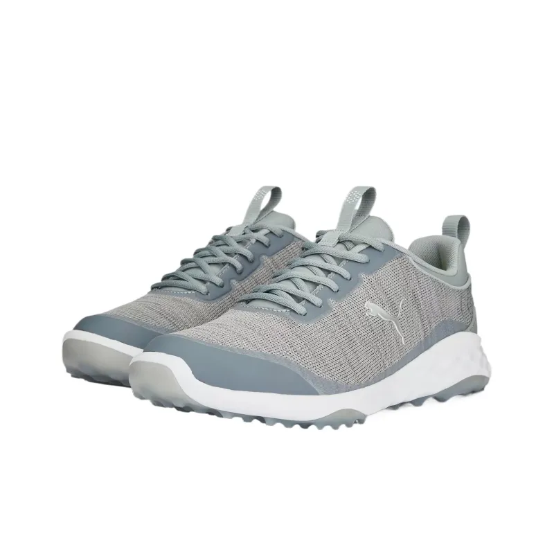 PUMA Fusion Pro Breathable Low Top Golf Shoes Men's Gray-2