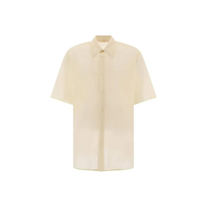 JIL SANDER Semi Sheer Buttoned Shirt-0