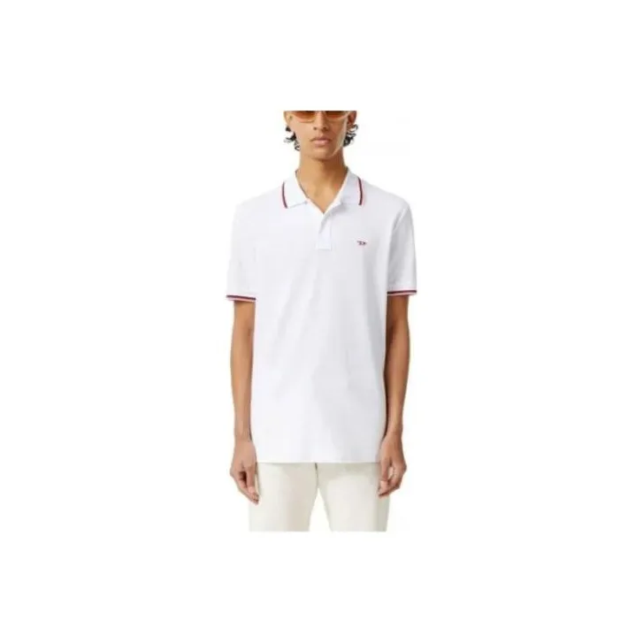 DIESEL Polo Shirts Men White-0
