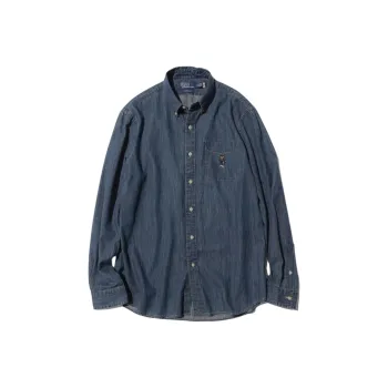 Polo Ralph Lauren X Beams Polo Ralph Lauren Collaboration Edition Shirts Unisex Blue