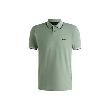HUGO BOSS Polo Shirt Men's Light Green