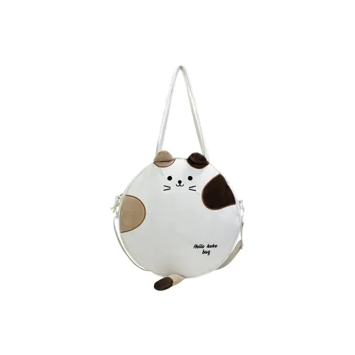 XIANGSU Canvas Round Bag, Crossbody Bag, Shoulder Bag Women's Multicolor