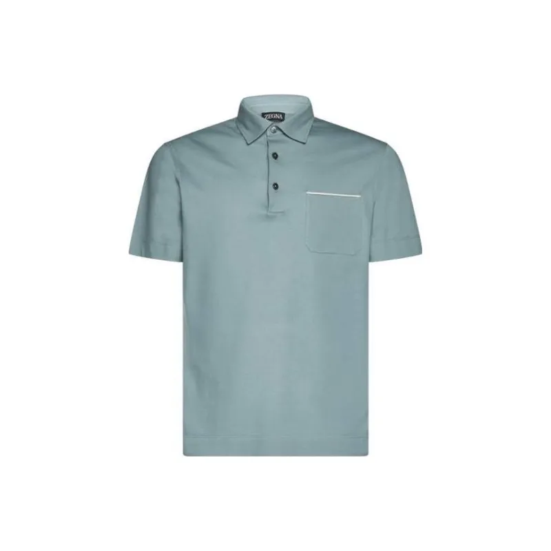 Zzegna Polo Shirts Men Blue-0