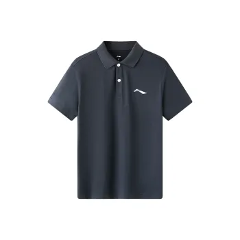 LiNing Polo Shirt Men's Dark Gray
