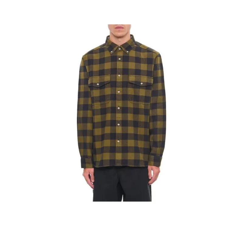 WOOLRICH Checked Pattern Flannel Shirt-0