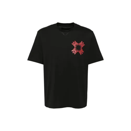 AMIRI Ma Quad Logo Printed Crewneck T Shirt