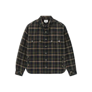 RHUDE Flannel Sherpa Overshirt