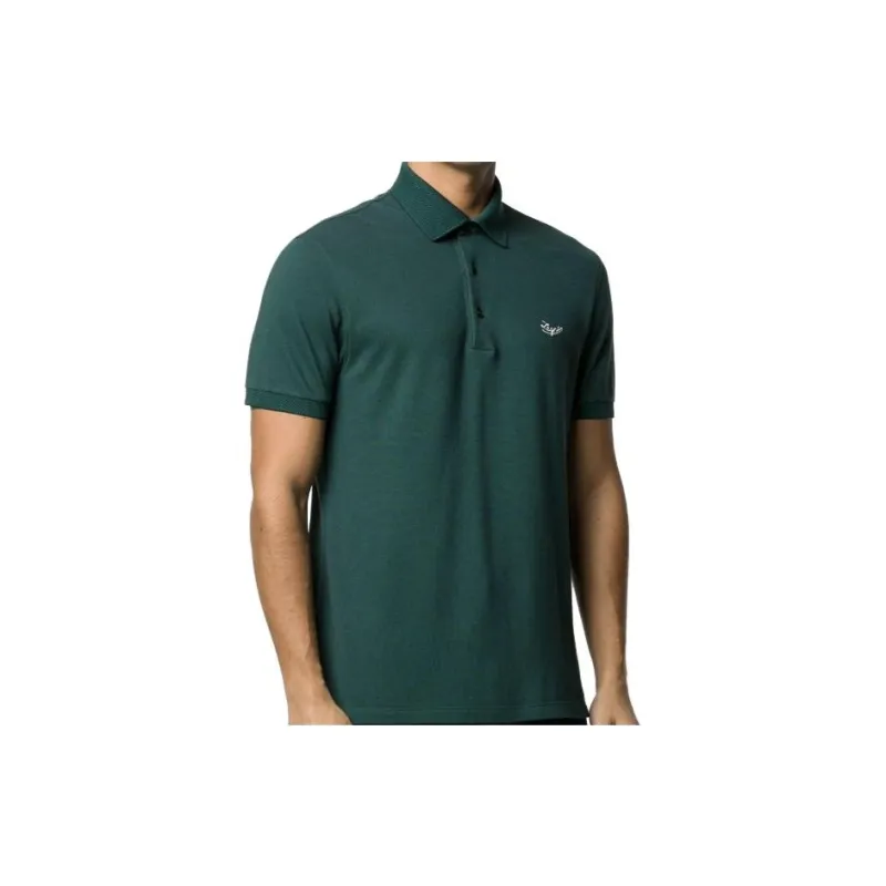 Zzegna Polo Shirts Men Dark Green-0