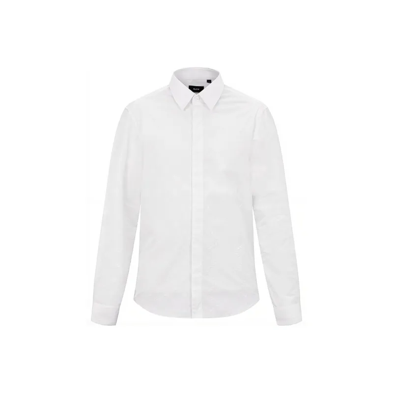 RARE Long Sleeved Shirt Men's White-0