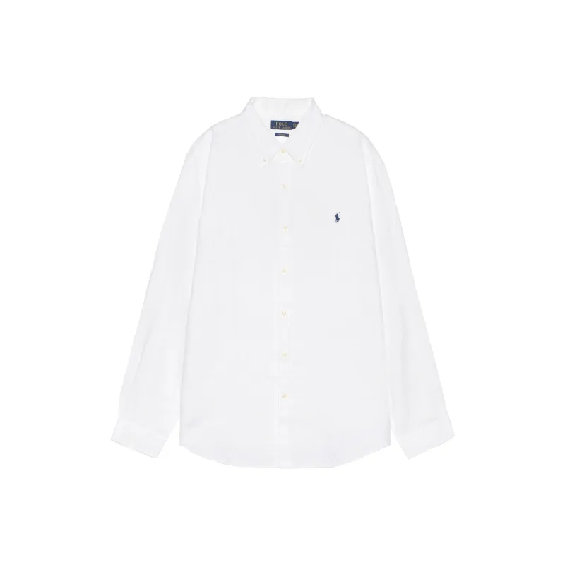 Polo Ralph Lauren Logo Embroidered Long Sleeved Shirt-0