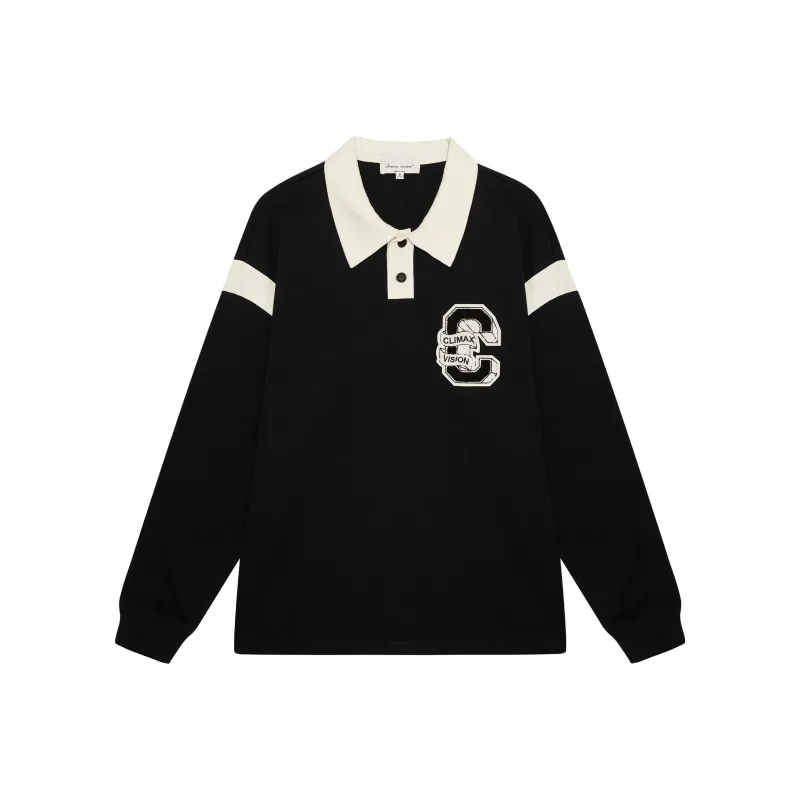 CLIMAX VISION Polo Shirts Unisex Black-0