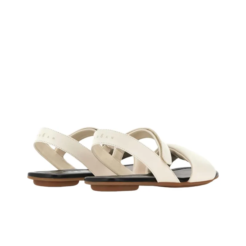 HOGAN H685 Strap Sandals Women's White-3