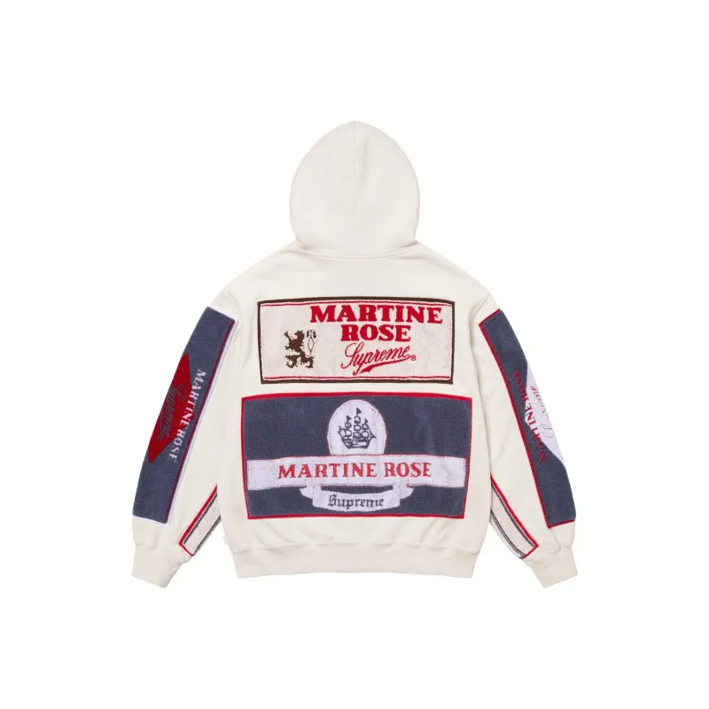 Supreme Martine Rose Towel Zip Up Hooded Sweatshirt-2