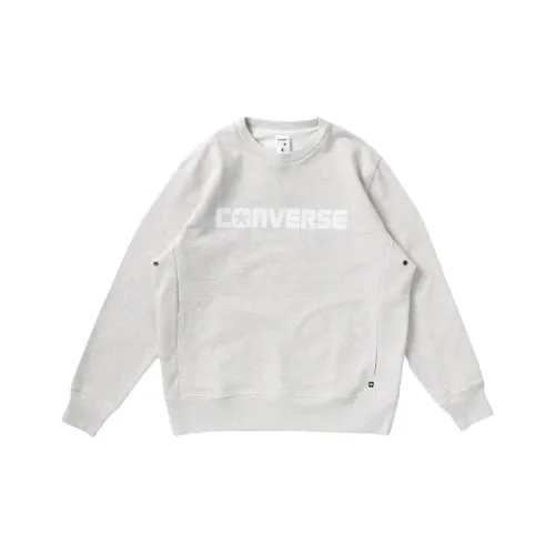 Converse CV CREW NECK SWEAT TOP Sweatshirt Men's Heather Oatmeal