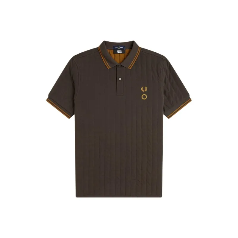 FRED PERRY X Craig Green Quilted Polo Shirt-0