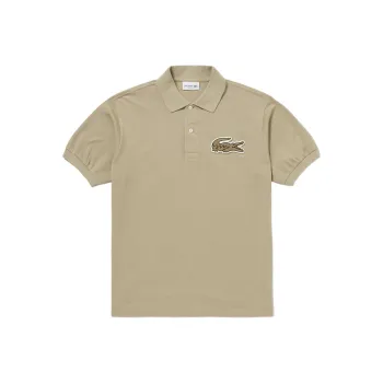 LACOSTE Polo Shirts Men Beige