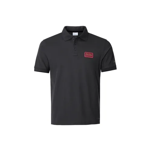 Columbia Polo Shirts Men Gray