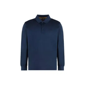Paul & Shark Logo embroidered Long sleeve Polo Shirt