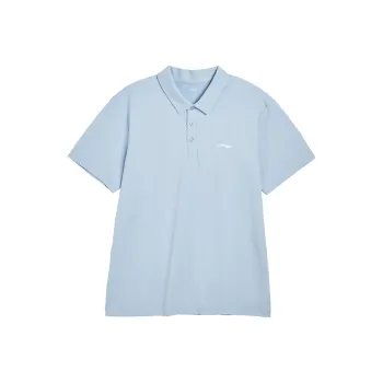 LiNing Polo Shirt Unisex Clear Sky Blue