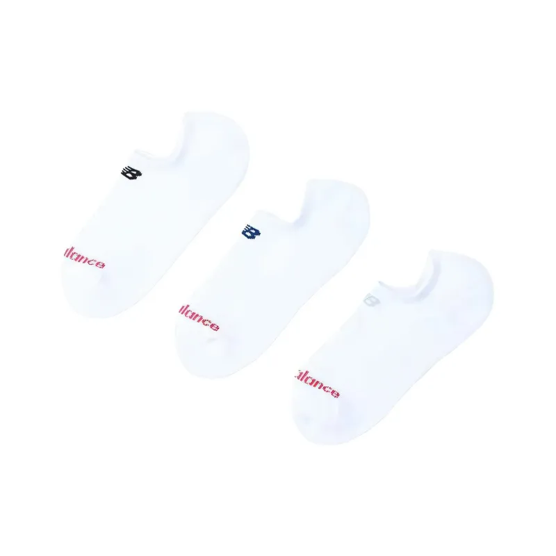 New Balance Sneaker Lengh Socks 3Pack Running Socks Men's 3 Pack White-1