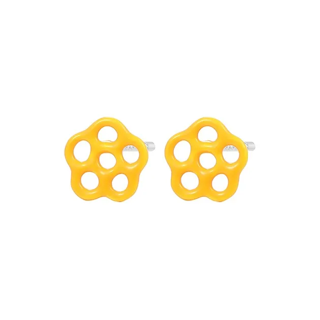 DTOTO 999 Fine Silver Stud Earrings Unisex-8