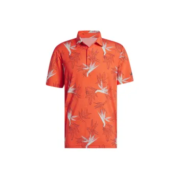 Adidas Polo Shirts Men Bright Red