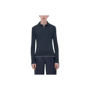 Bottega Veneta Polo Shirts Men Blue