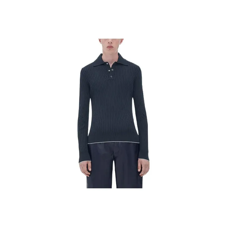 Bottega Veneta Polo Shirts Men Blue-0