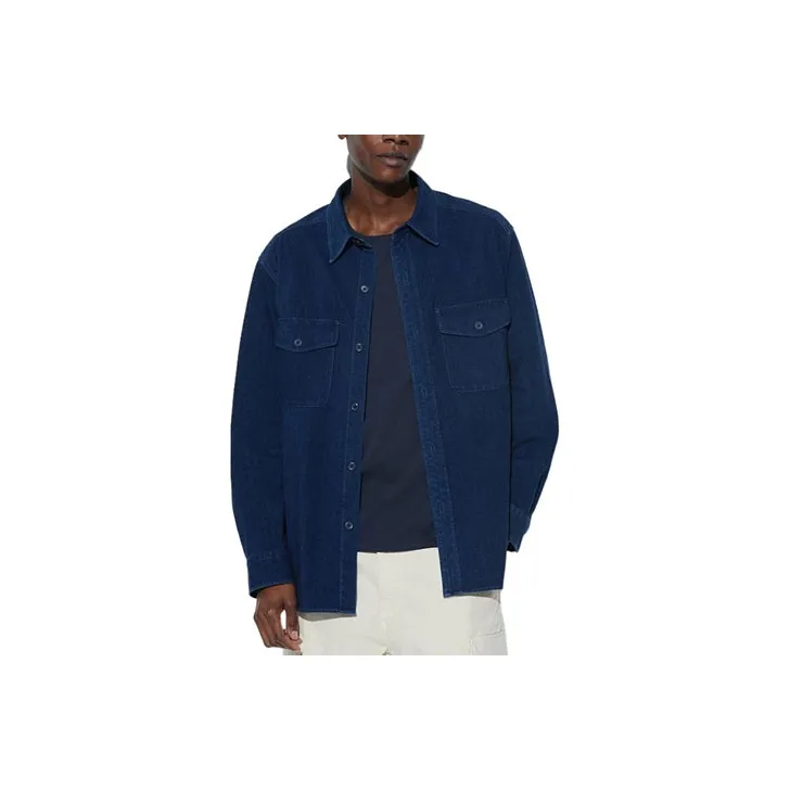 UNIQLO Shirts Unisex 67 Sea Blue-0