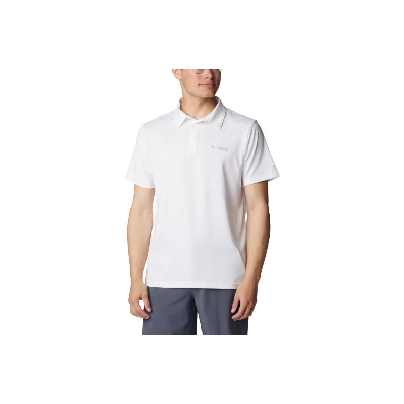 Columbia Hike Polo Shirts Men White-0