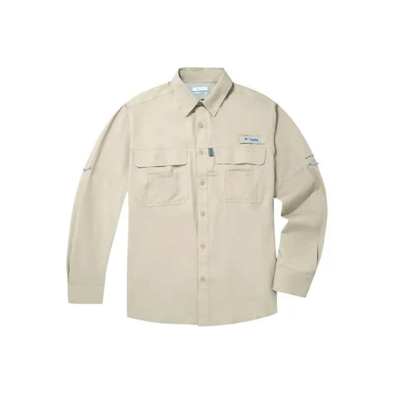 Columbia PFG Shirts Men Khaki-0