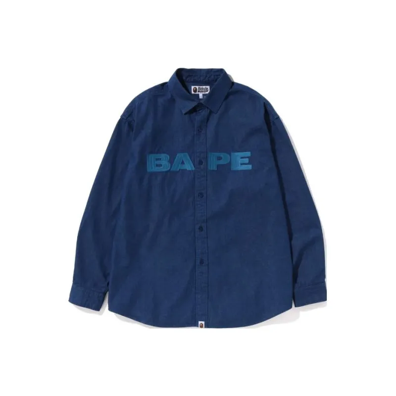 Bape Denim Loose Fit Shirt-0
