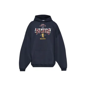 Vetements Merged Double Hood Embroidered Tourist Hoodie