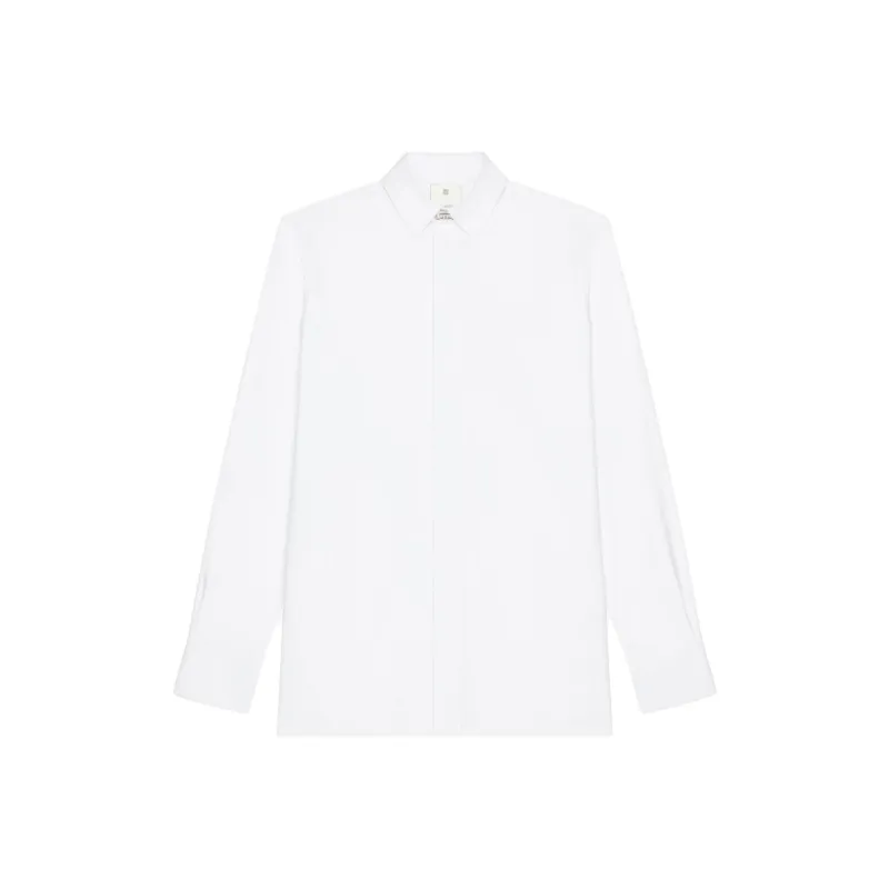 Givenchy 2G Clip Collared Long Sleeved Shirt-0