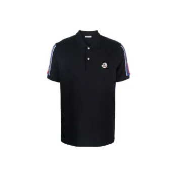 Moncler Logo stripe Polo Shirt