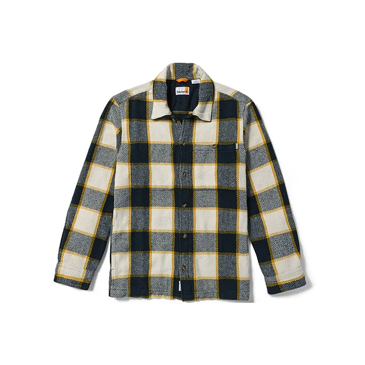 Timberland Shirt Men's Dark Sapphire Yarn Dyed Woven-0