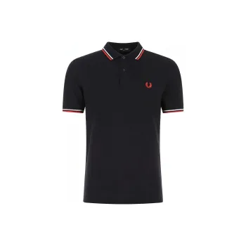 FRED PERRY Twin Tipped Short Sleeved Polo Shirt