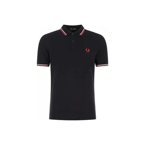 FRED PERRY Twin Tipped Short Sleeved Polo Shirt
