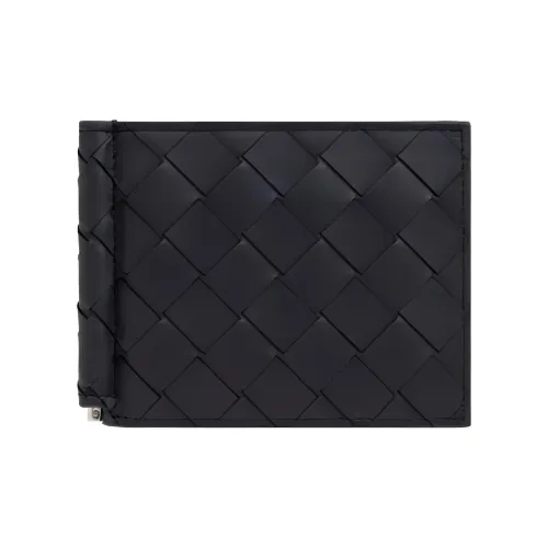 Bottega Veneta Intrecciato Bill Clip Bifold Wallet