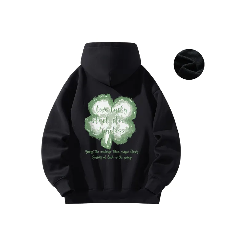 BLACK CLOVER Hooded Pullover Sweatshirt Unisex-30