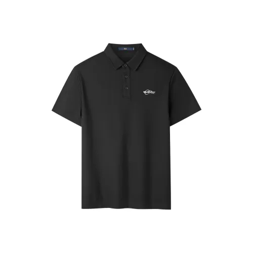 HLA Polo Shirts Men Black L1