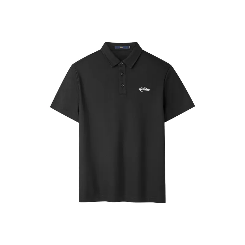 HLA Polo Shirts Men Black L1-0