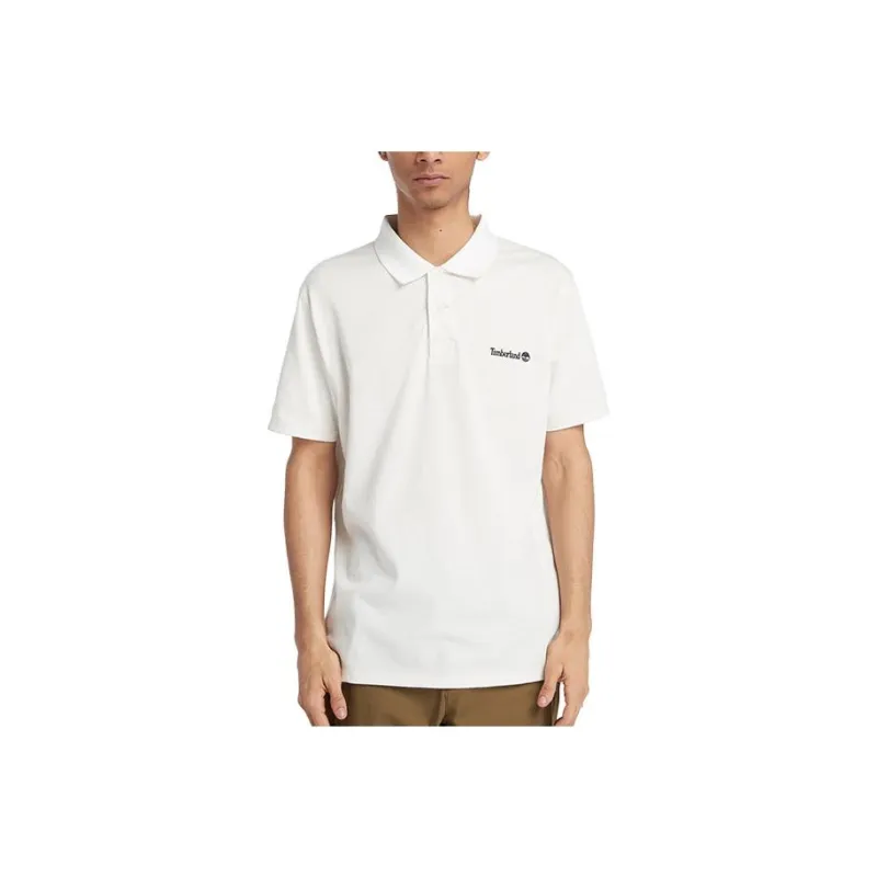 Timberland Polo Shirt Men's Vintage White-0