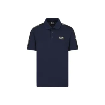EMPORIO ARMANI EA7 Polo Shirts Men Marine Blue