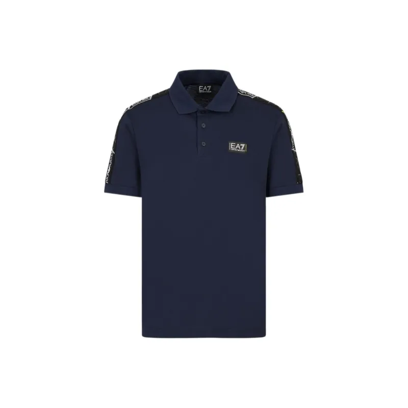 EMPORIO ARMANI EA7 Polo Shirts Men Marine Blue-0
